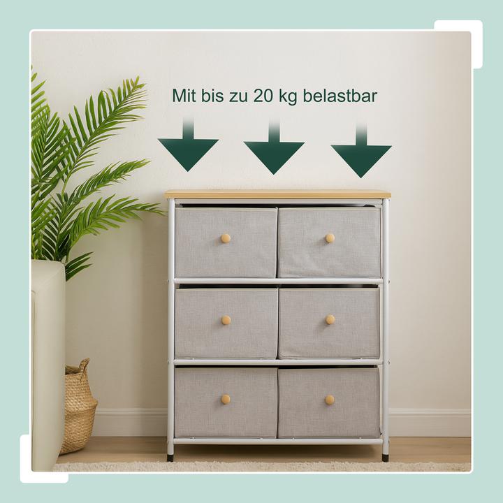 Produktbild Relaxdays Kommode (60 x 32 x 73 cm)