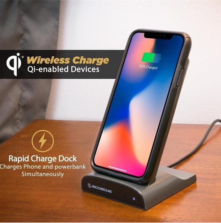 Immagine prodotto Scosche QiDock Powerbank (5000 mAh, 12 W)