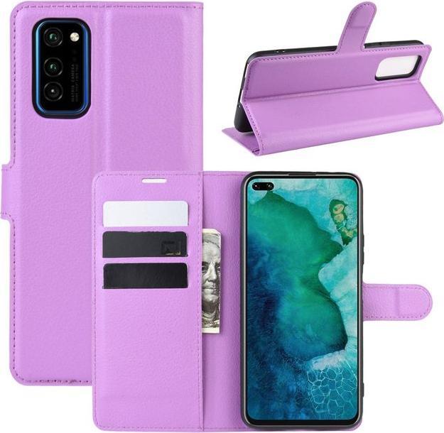 Actual product image MU Classic Litchi Leather Bookcover Series (Honor V30, Honor V30 Pro)