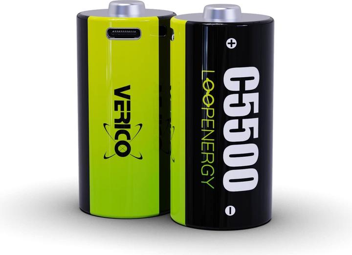 Actual product image Verico LoopEnergy Baby C 1,5V (2 pcs., C, 3700 mAh)