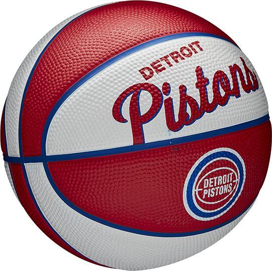 Wilson Nba Team Retro Basketball Mini Detroit Pistons (3)