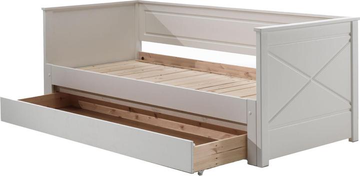 Image du produit Vipack Lit de pavillon Scott avec tiroir de rangement inclus (180 x 200 cm)