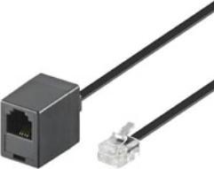 Actual product image Goobay Modular Extension Cable, Black, 10 m