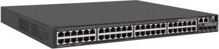 Actual product image HPE E N FlexNetwork 5510 HI Switch 4 SFP+ Ports, 1 Slot, MACsec Support (48 ports)