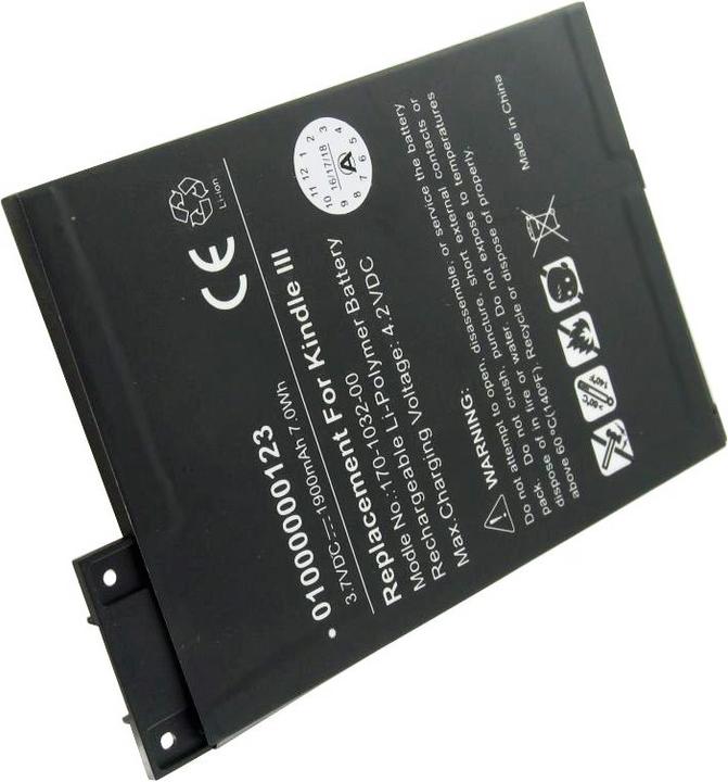 Actual product image Amazon Kindle 3 Battery, Kindle 3 WiFi, Kindle Graphite 170-1032-00