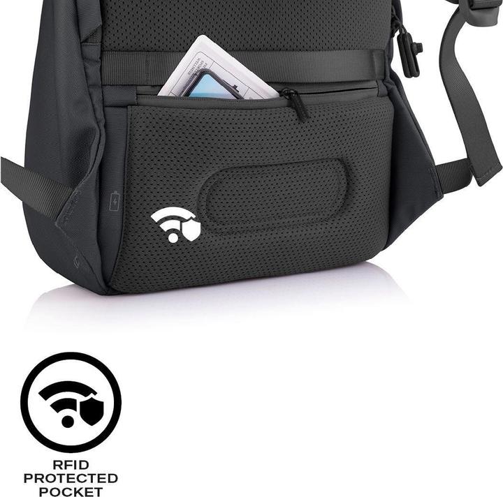 Actual product image XD Design Bobby Soft Backpack Casual Backpack Black Polyethylene Terephthalate (13 l)