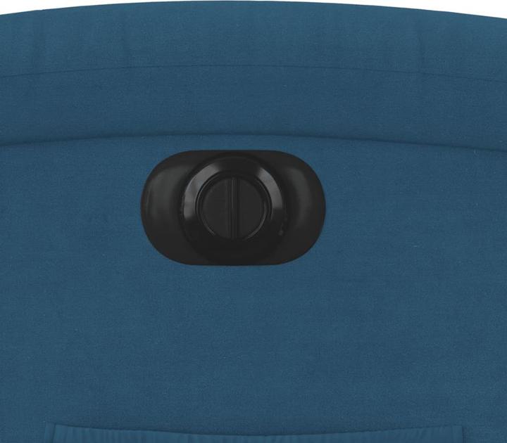 Immagine prodotto VidaXL Poltrona elettrica reclinabile Poltrona TV regolabile Velluto blu