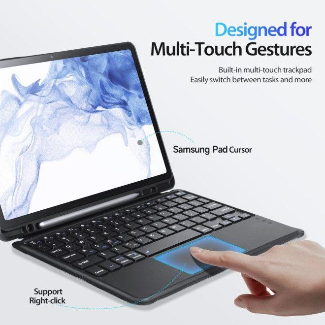 Actual product image Dux Ducis DK Series Keyboard Case (US, Galaxy Tab S8, Galaxy Tab S7)