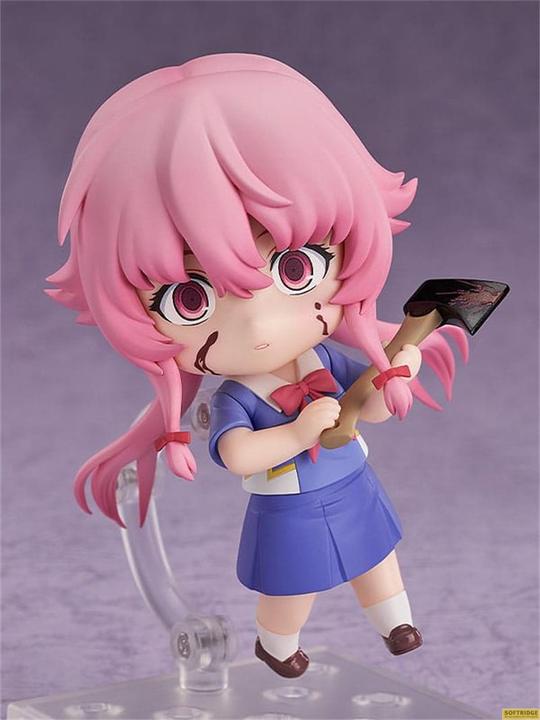 Actual product image Good Smile Company Mirai Nikki Nendoroid Action Figure Yuno Gasai 10 cm