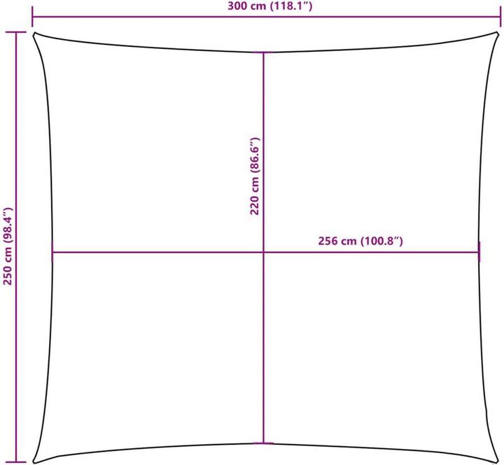 Actual product image VidaXL Nezhatok (250 x 300 cm)