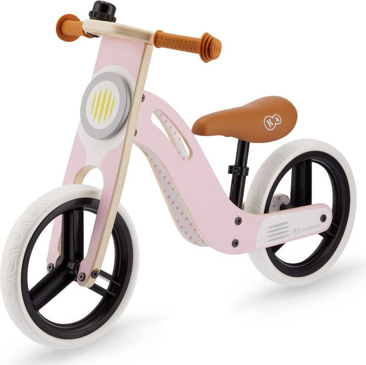 KinderKraft Uniq balance bike, pink, 12", KKRUNIQPNK0000 (12")