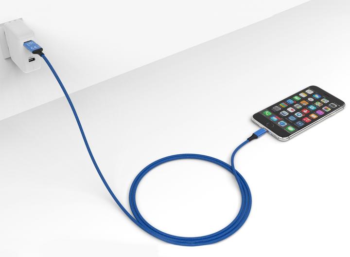 Image du produit Cololight SPEEDY-L BL Câble de charge USB-A/USB-C -> Lightning bleu (1 m, USB 3.2 Gen 2)