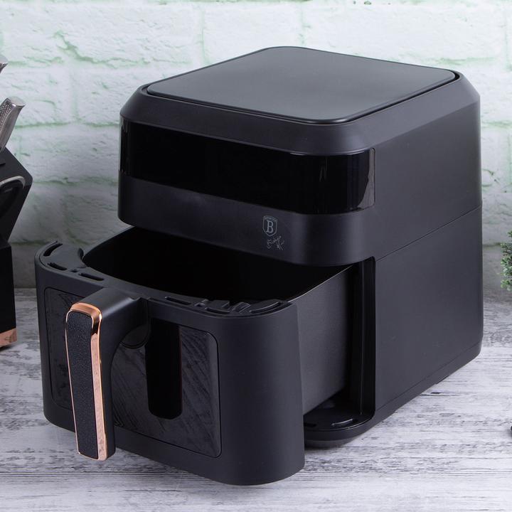 Produktbild BerlingerHaus BH9446 Air fryer, 6,3L, visible window Black Rose CollectionMona