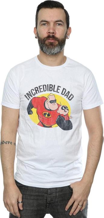 Actual product image Disney Mens The Incredibles Bob Parr Incredible Dad T-Shirt (S)