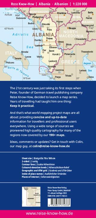 Actual product image World Mapping Project Albania