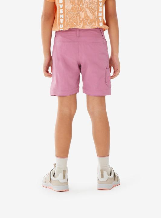 Immagine prodotto Quechua Zip-Off-Hose MH500 Kinder Gr. 92–116 Bergwandern rosa (98, 104)