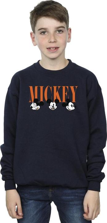 Actual product image Disney Boys Mickey Mouse Faces Sweatshirt (152, 158)