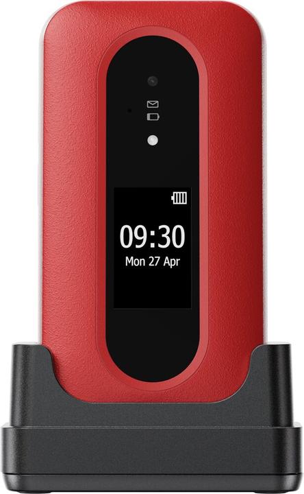 Doro Téléphone Leva L31 Basic, rouge/blanc (2.80", 2 Mpx, 4G)