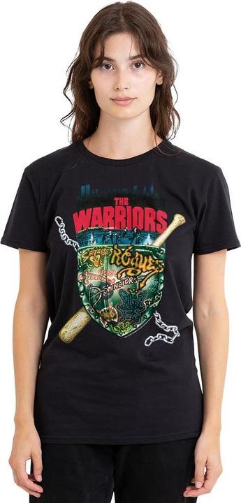 Actual product image Warriors Unisex Adult Shield T-Shirt (M)