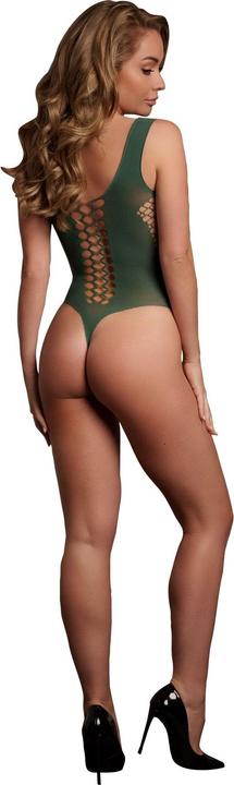 Image du produit Le Désir V-Neck Teddy with Opaque Panels - One Size (Taille unique)