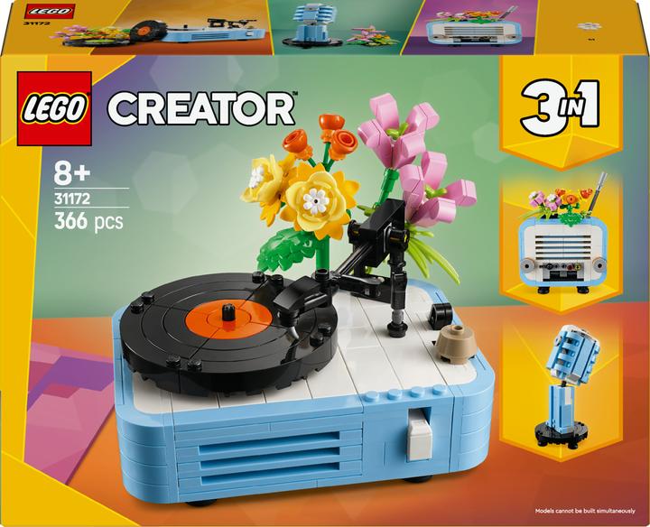 Actual product image LEGO Plattenspieler mit Blumen (31172, LEGO Creator Expert)