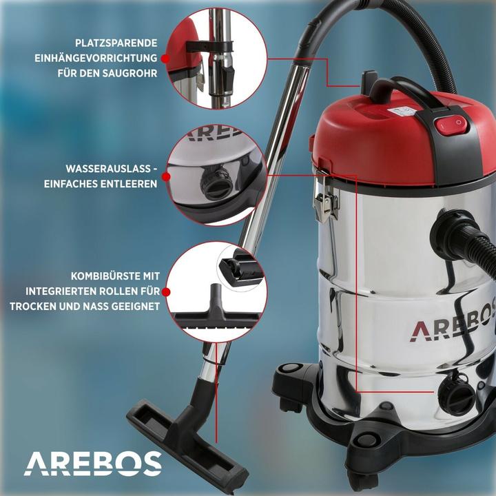 Produktbild Arebos Industriestaubsauger (Nass-Trockensauger)