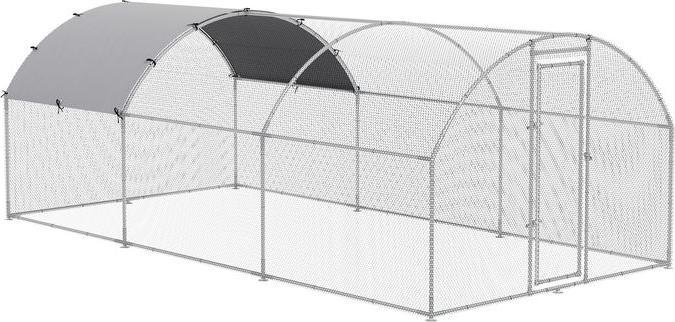Produktbild Swisshandel24 Hühnerstall Haustierkäfig XXL 280 x 570 x 197 cm Outdoor Geflügelstall für Hühnerkäfig mit Schatten