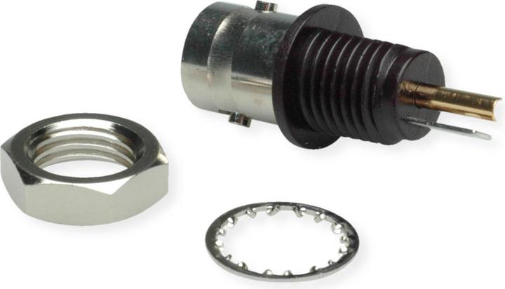 Image du produit Telegärtner Prise BNC encastrée, isolée 50 Ohms, avec bride isolante noire, Z01