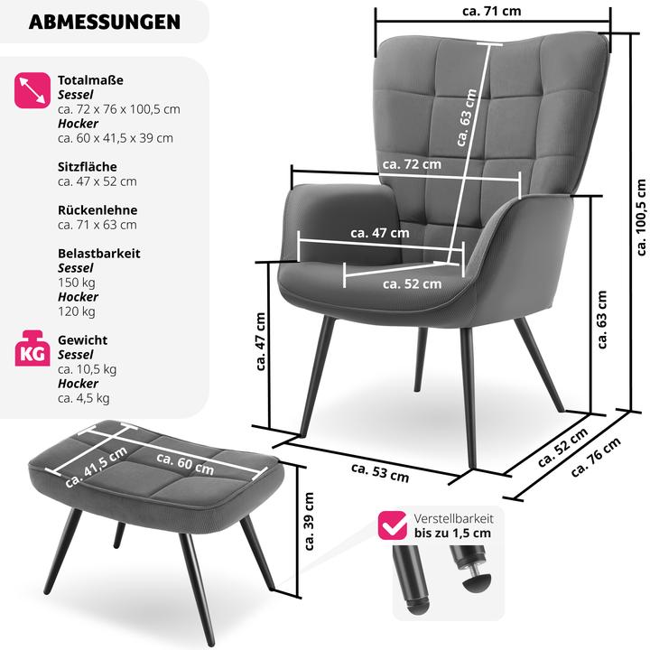 Actual product image tectake Hygge