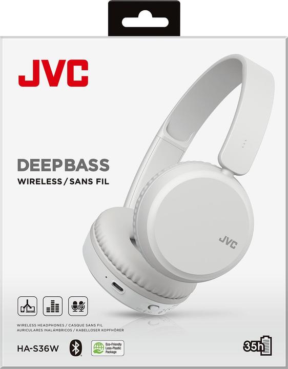 Image du produit JVC HA-S36W-W-U (pas de réduction du bruit, 35 h, Sans fil)
