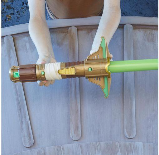 Actual product image Hasbro Lightsaber Forge Yoda Lightsaber