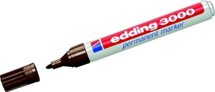 Image du produit Edding Marqueur permanent 3000 (Brun foncé, 1.50 mm, 1 x)