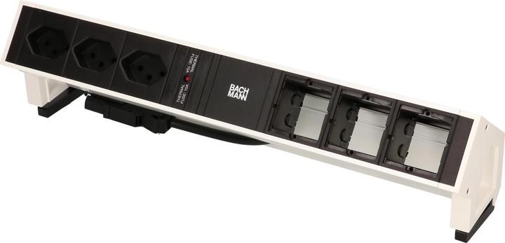 Immagine prodotto Bachmann Presa di corrente DESK 2, 3x T13, 90°, 3x ABD vuoto (3 x, Tipo 13, 0.20 m)