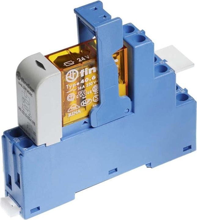 Image du produit Finder Interface relais 2RT, 8A, bob 24V c.a