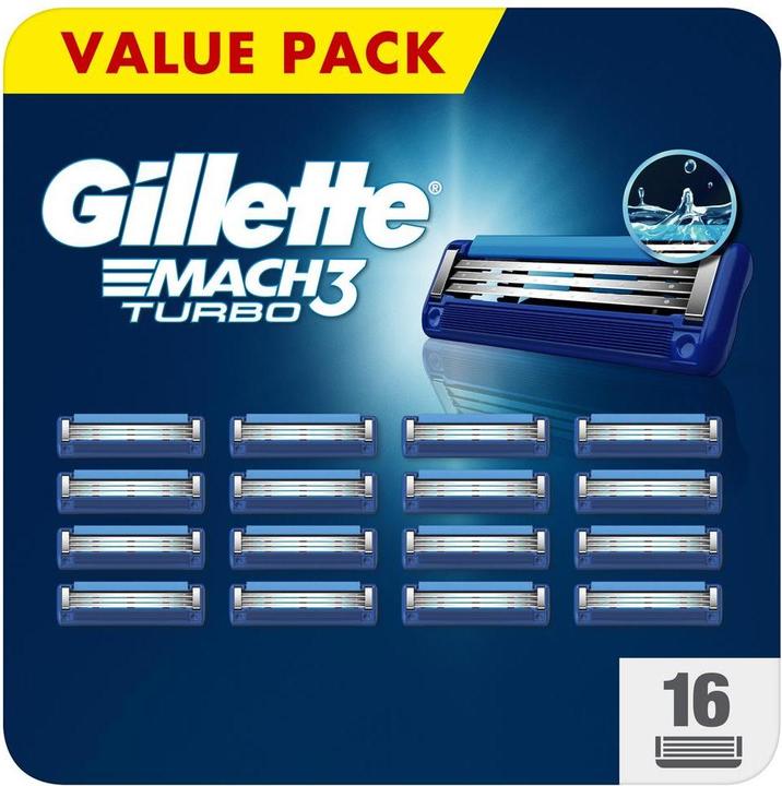 Produktbild Gillette Mach3 Turbo 3D (16 x)