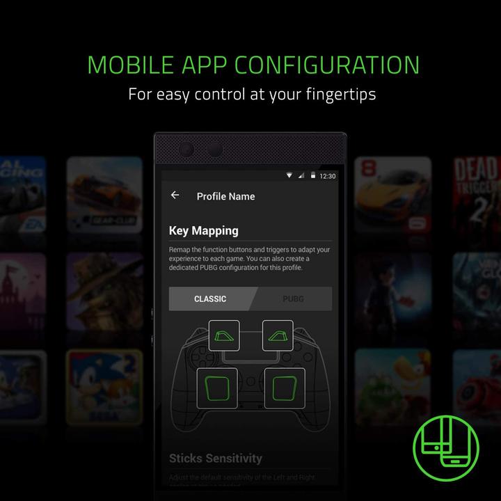 Image du produit Razer contrôleur de jeu sans fil pour Android Raiju Mobile. (Android)