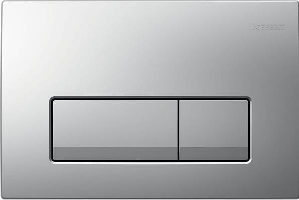 Actual product image Geberit actuation plate Delta50 for 2-flush, 115.105.
