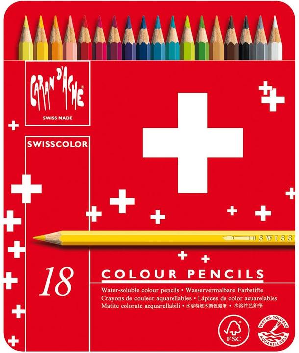 Image du produit Caran d'Ache Swisscolor (Multicolore, 18 x)