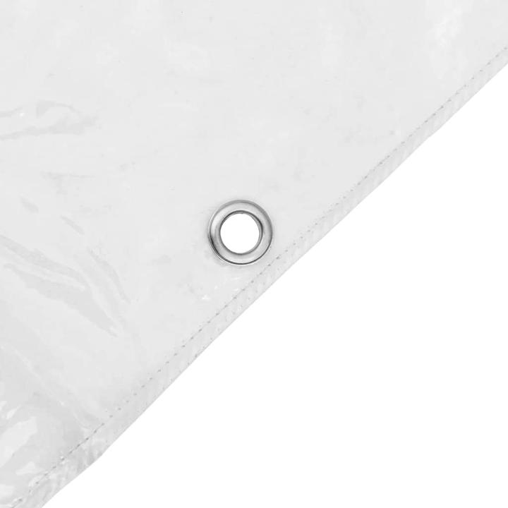 Produktbild VidaXL Transparente Plane mit Ösen 4x10 m PVC durchsichtige Plane
