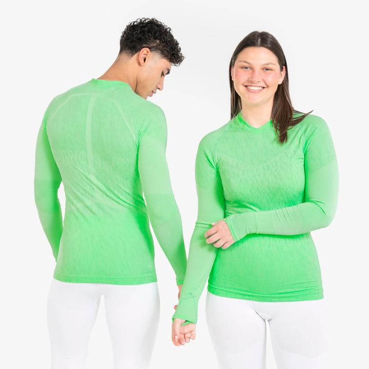Image du produit Kipsta Maillot de football à manches longues homme/femme - Keepdry vert (L)