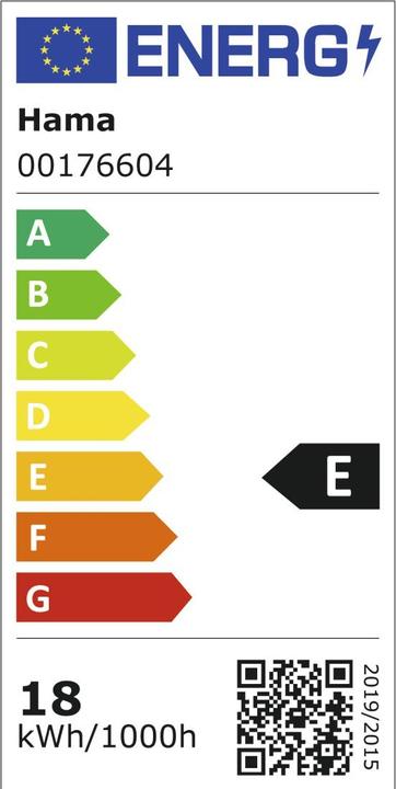 Energie-Label Hama Glitzer (2000 lm)