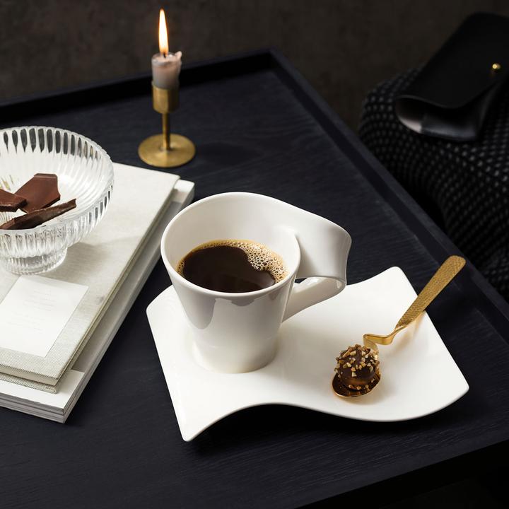 Immagine prodotto Villeroy & Boch Partyplate NewWave Caffè (1 x, Sottobicchiere in vetro)