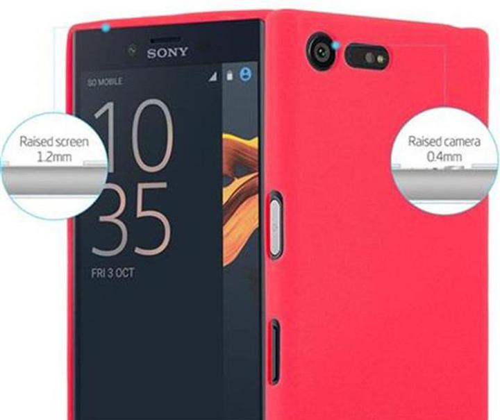 Actual product image Cadorabo TPU Frosted Cover (Sony Xperia X Compact)