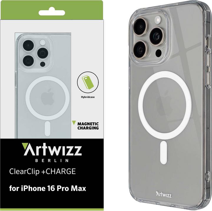 Actual product image Artwizz ClearClip + Charge Case iPhone 16 Pro Max (Apple iPhone 16 Pro Max)