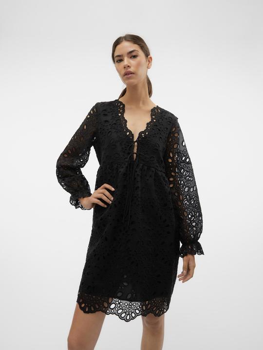 Actual product image Vero Moda Vmkejsa L/S Tie Short Dress Wvn Exp Dress (S)