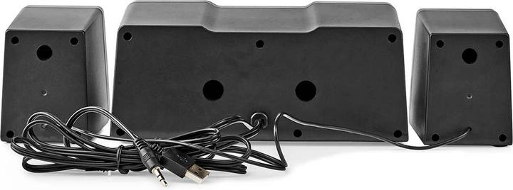 Produktbild Nedis Gaming-Lautsprecher | Lautsprecherkanäle: 2.2 | Stromversorgung über USB | 3.5 mm Stecker | 48