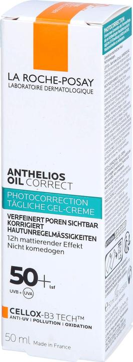 Actual product image La Roche Posay Anthelios Oil Correct Crème spf50+ 50ml (Sun cream face, SPF 50+, 50 ml, 94 g)
