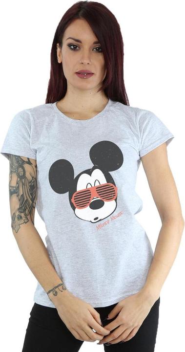 Actual product image Disney Womens/Ladies Mickey Mouse Sunglasses Cotton T-Shirt (L)