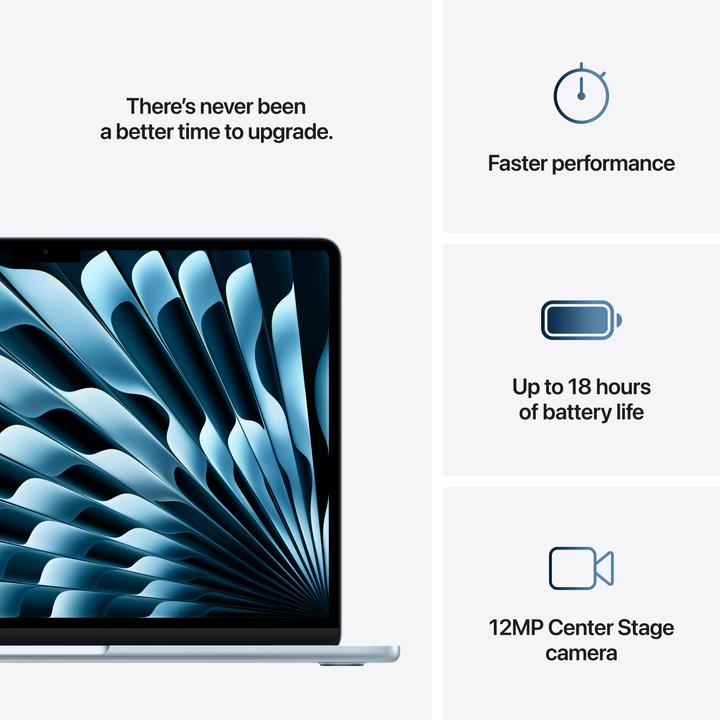 Produktbild Apple MacBook Air – 2025 (13.60", M4, 24 GB, 256 GB, DE)
