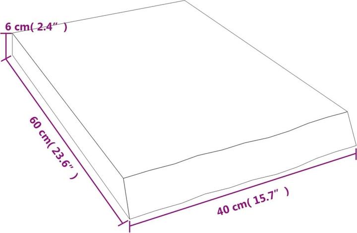 Image du produit VidaXL Emerald (40 x 6 x 60 cm)